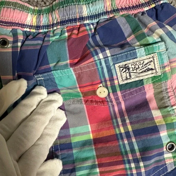 Polo Ralph Lauren Men's Swim Trunks Large Preppy Classic - Picture 9 of 9